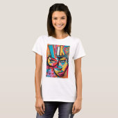 Tee T-Shirt urbain animé Graffiti Art (Devant entier)