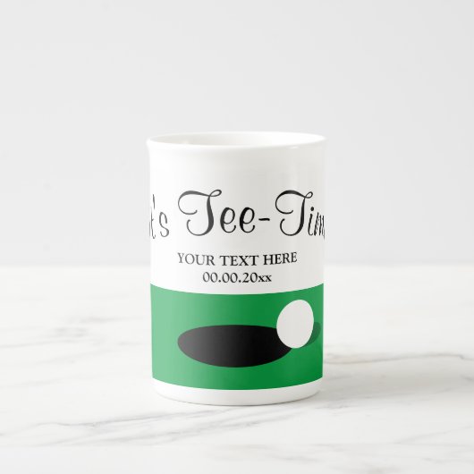 Tee-time drôle cadeau de tasse à thé pour les joue (Devant)