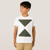 Tee triangle en verre vert de mousse - T-shirt (Devant entier)