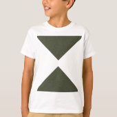Tee triangle en verre vert de mousse - T-shirt (Devant)