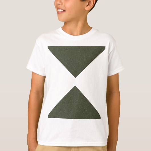 Tee triangle en verre vert de mousse - T-shirt (Devant)