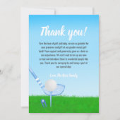 Tee Up Blue Golf Genre Reveal Baby Merci (Devant)