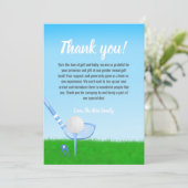 Tee Up Blue Golf Genre Reveal Baby Merci (Debout devant)