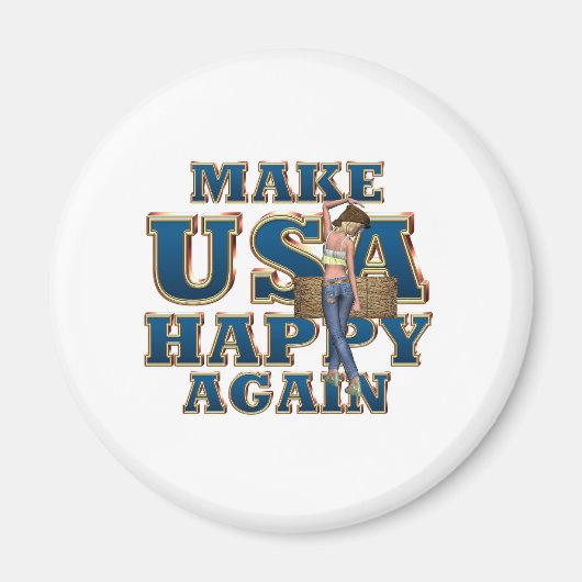 TEE USA Happy Magnets (Devant)