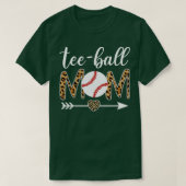 Teeball Ma Leopard Funny Teeball Mam Moederdag T-shirt (Design voorkant)