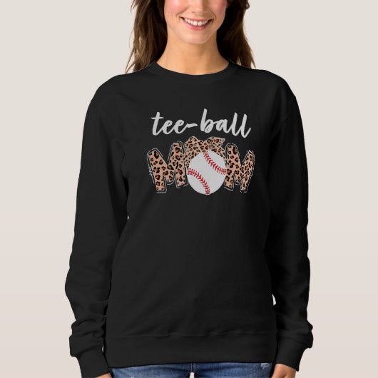 Teeball Ma Leopard Teeball Mam Moederdag 2022 Trui (Voorkant)