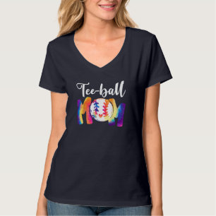 Teeball Ma Stropdas-Dye Funny Ball Ma Moederdag T-shirt
