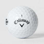Teeing Off Baby onthult zwangerschapsaankondiging Golfballen (Logo)