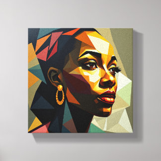 Teel Tabel Deco (Silhoette de Paix) Canvas Afdruk