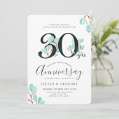 Teelt samen 30e Jubileum Eucalyptusthema Kaart (Staand voorkant)