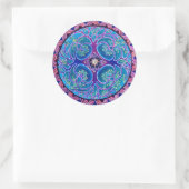 Teelt van de levensboom Mandala Sticker (Tas)