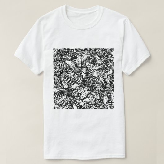 Teeming Beeing T-shirt (Design voorkant)