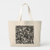 Teeming Bees Grote Tote Bag (Achterkant)