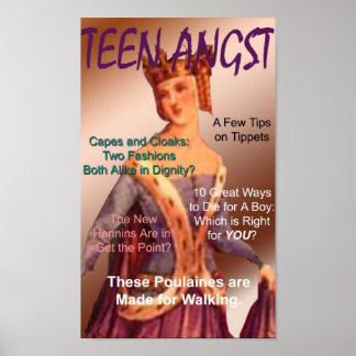 Teen Angst Magazine Hoesje Poster