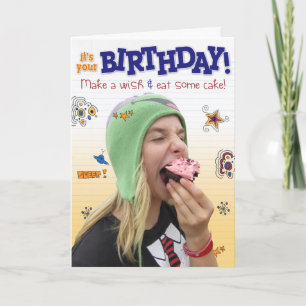 Teen birthday greeting card kaart