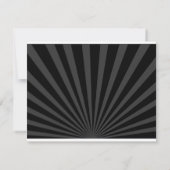 Teen Boy Birthday Invitation, Lime Green en Black Kaart (Achterkant)
