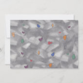 Teen Boy Rock Klimmen Verjaardag Party Uitnodiging (Achterkant)