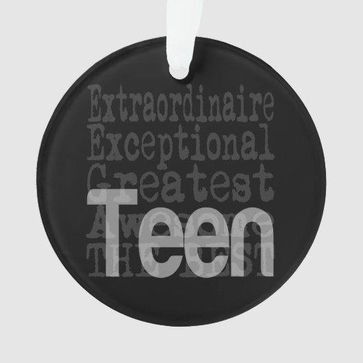 Teen Extraordinaire Ornament (voorkant)