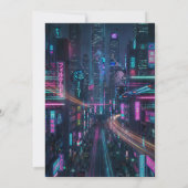 Teen Gamer Birthday Invitation Cyberpunk Game (Dos)