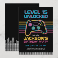 Teen Gaming Gamer Boy Video Game Player Birthday
