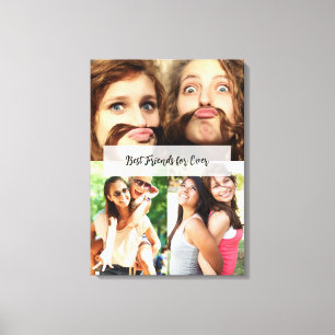 Teen/Gen Z gestileerde Schattigee BFF esthetiek Canvas Afdruk