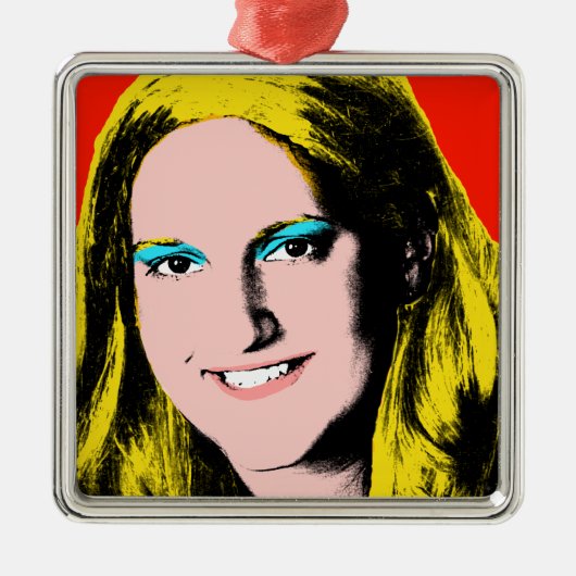 Teen Girl Custom Pop Art Keepomwille Ornament (Voorkant)