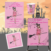 Teen Girl Witch Babes Halloween Party Poster