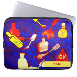 Teen Girls Nail Spa Laptop Sleeve