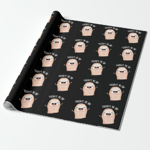 Teen-is de Dag Funny Teen Grap Donkere BG Cadeaupapier