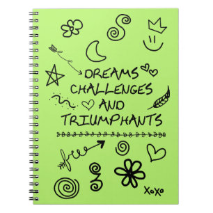 Teen Journal met doodles Notitieboek