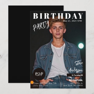 Teen Magazine Hoesje Verjaardag Kaart