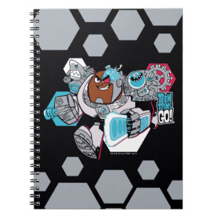 Teen Titans Go! Cyborgs arsenaal grafisch Notitieboek