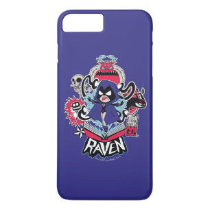 Teen Titans Go! Ravens demonische krachten grafi iPhone 8 Plus / 7 Plus Hoesje