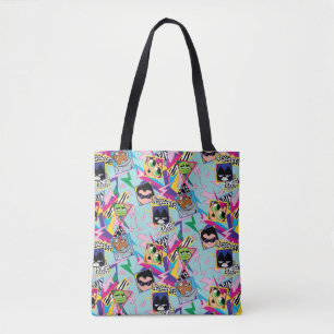 Teen Titans Go! Retro 90's Group Collage Tote Bag