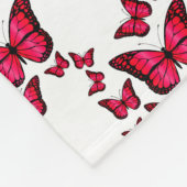 Teen Tween Girls - Gepersonaliseerde Monogram Butt Fleece Deken (Hoek)