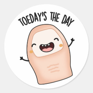 Teen-van-daag Is De Dag Grappige Teep Pun Ronde Sticker
