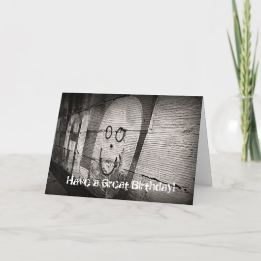 Teenage Boy Verjaardag Kaart (Voorkant)