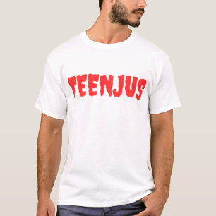 Teenjus. Grappig T-shirt. Cool Grafisch T-shirt. t T-shirt