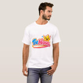 TeeNova Cute Star Logo Grafische T-Shirt voor Mann (Voorkant volledig)