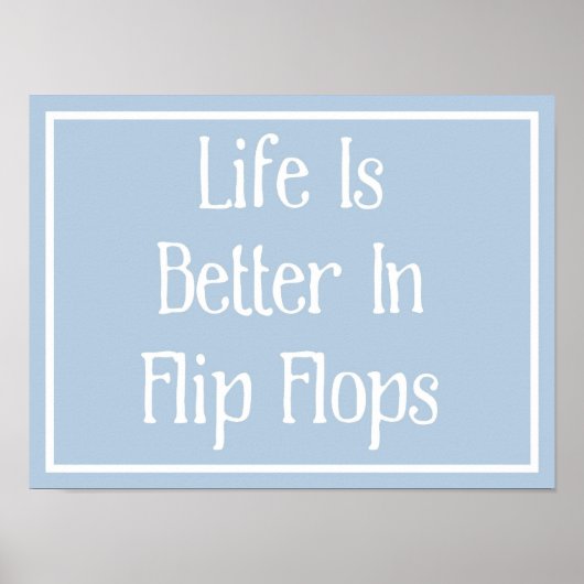 Teenslipper Poster (Voorkant)