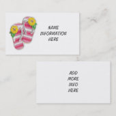 TEENSLIPPER VISITEKAARTJE (Voorkant / Achterkant)