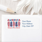 Teenslippers Amerika Etiket (Insitu)