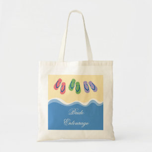 teenslippers Beach zak Tote Bag
