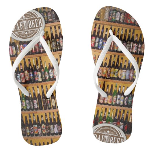 Teenslippers Bierstrandplezier (Voetbed)