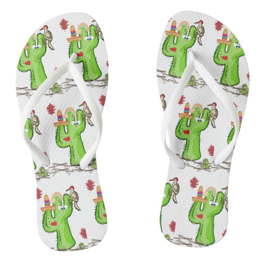 Teenslippers Cactus Bird (Voetbed)