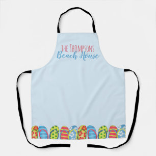 Teenslippers Colorful Personful Beach House Schort