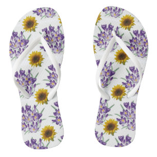 Teenslippers Floral