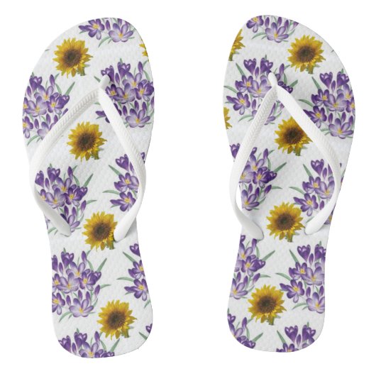 Teenslippers Floral (Voetbed)