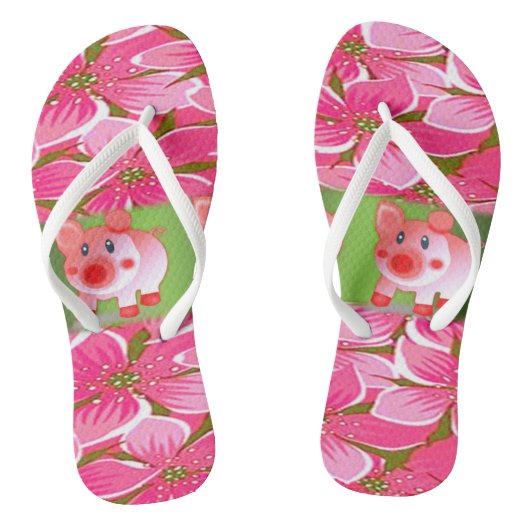 Teenslippers Floral (Voetbed)