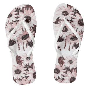 Teenslippers Floral